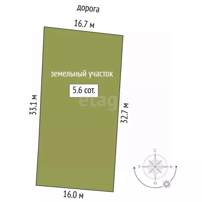 Участок в Тюменская область, Тюмень СОСН Березка-3 тер., ул. 1-я (5.6 ... - Фото 2