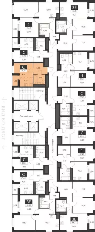 Квартира-студия: Екатеринбург, ЖК Спутник-1 (23.43 м) - Фото 2