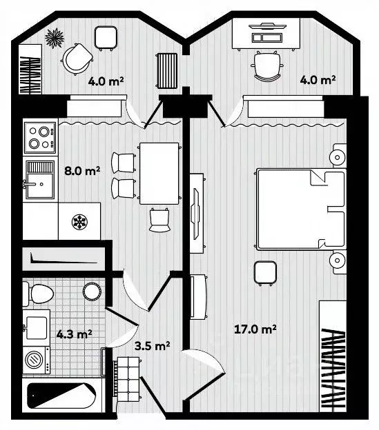 1-к кв. Приморский край, Надеждинский район, пос. Тавричанка ул. Лазо, ... - Фото 1