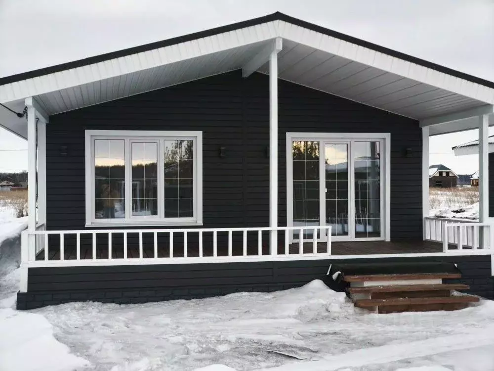 Дом в Омская область, Омский район муниципальный округ, с. Пушкино ул. ... - Фото 1