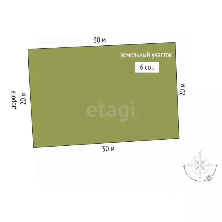 Участок в Крым, Симферопольский район, с. Мирное ул. Узеира ... - Фото 0