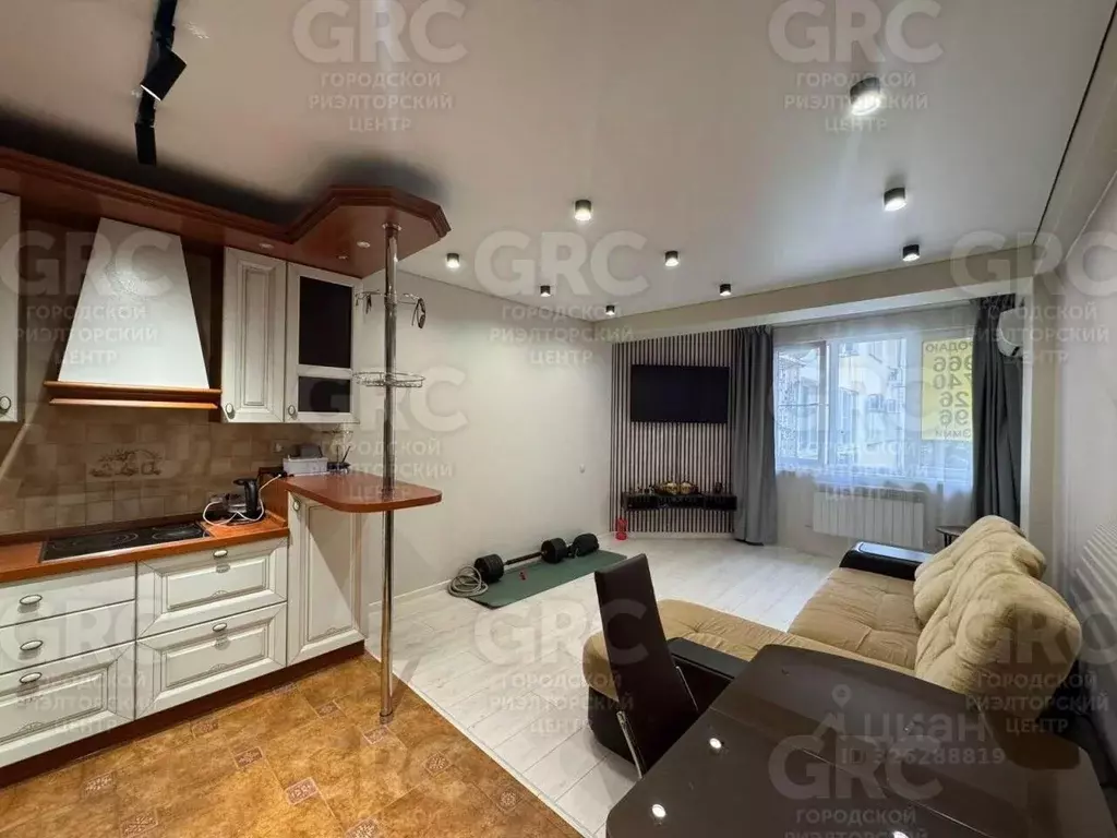 1-к кв. Краснодарский край, Сочи Донская мкр, ул. Чехова, 33/1 (39.0 ... - Фото 1