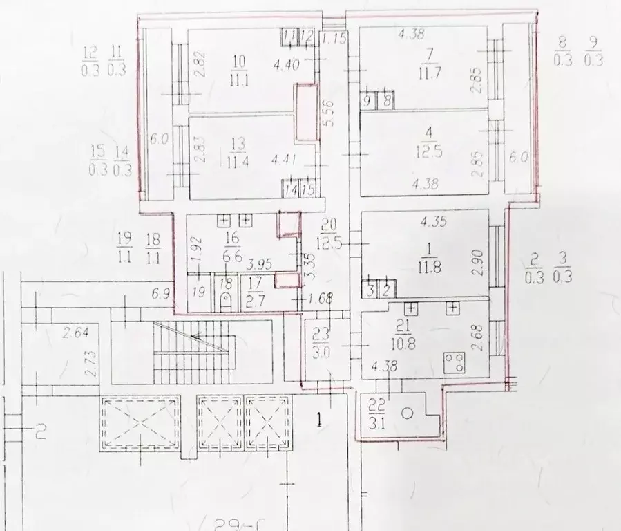 5-к кв. Санкт-Петербург просп. Художников, 22К2 (102.0 м) - Фото 2