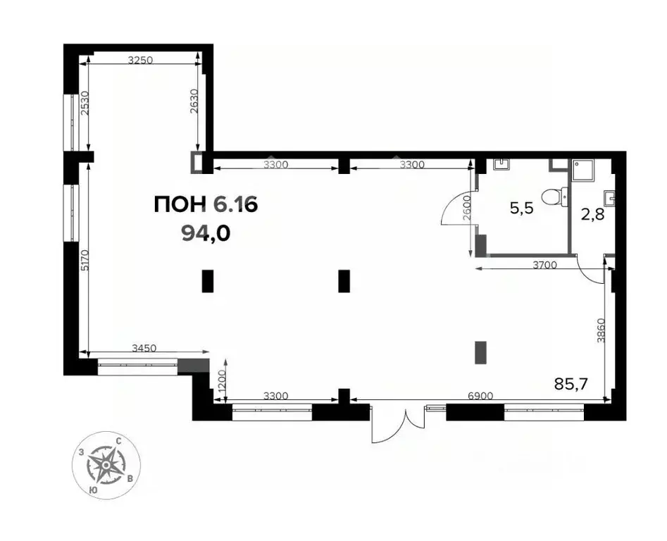 Помещение свободного назначения в Московская область, Ленинский ... - Фото 2