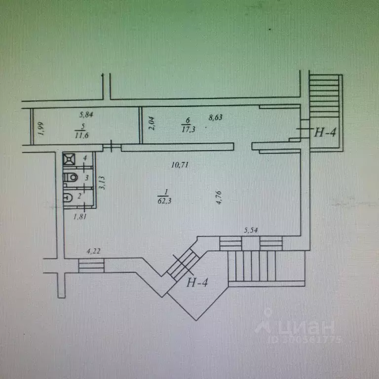 Помещение свободного назначения в Коми, Сыктывкар ул. Карла Маркса, ... - Фото 2