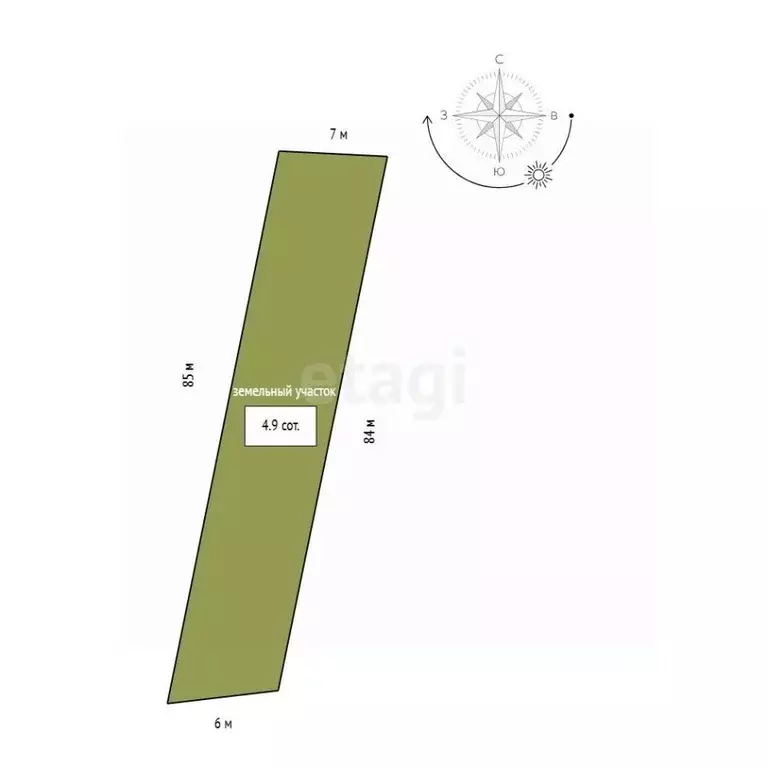 Участок в Красноярский край, Красноярск Боровинка СНТ, 11 (4.9 сот.) - Фото 2