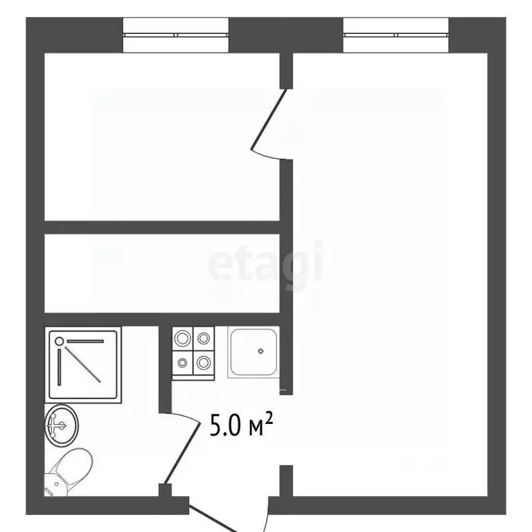 1-к кв. Московская область, Воскресенский район, Белоозерский пгт ... - Фото 2