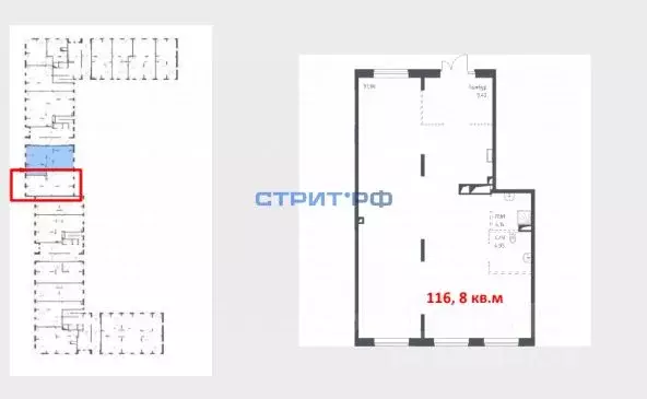 Торговая площадь в Москва ул. Аэростатная, 15к9 (117 м) - Фото 2