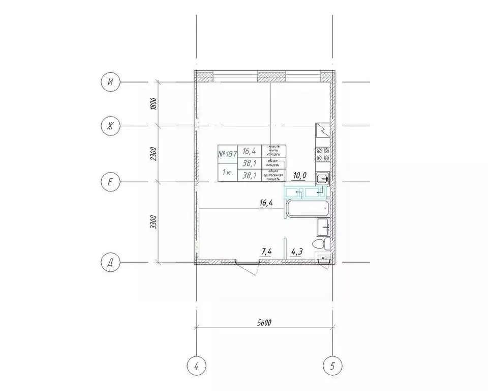 1-к кв. Приморский край, Большой Камень ул. Ленина, 14 (38.1 м) - Фото 1