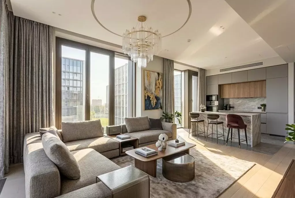 3-к кв. Москва ул. Братьев Фонченко, 1к8 (128.0 м) - Фото 1