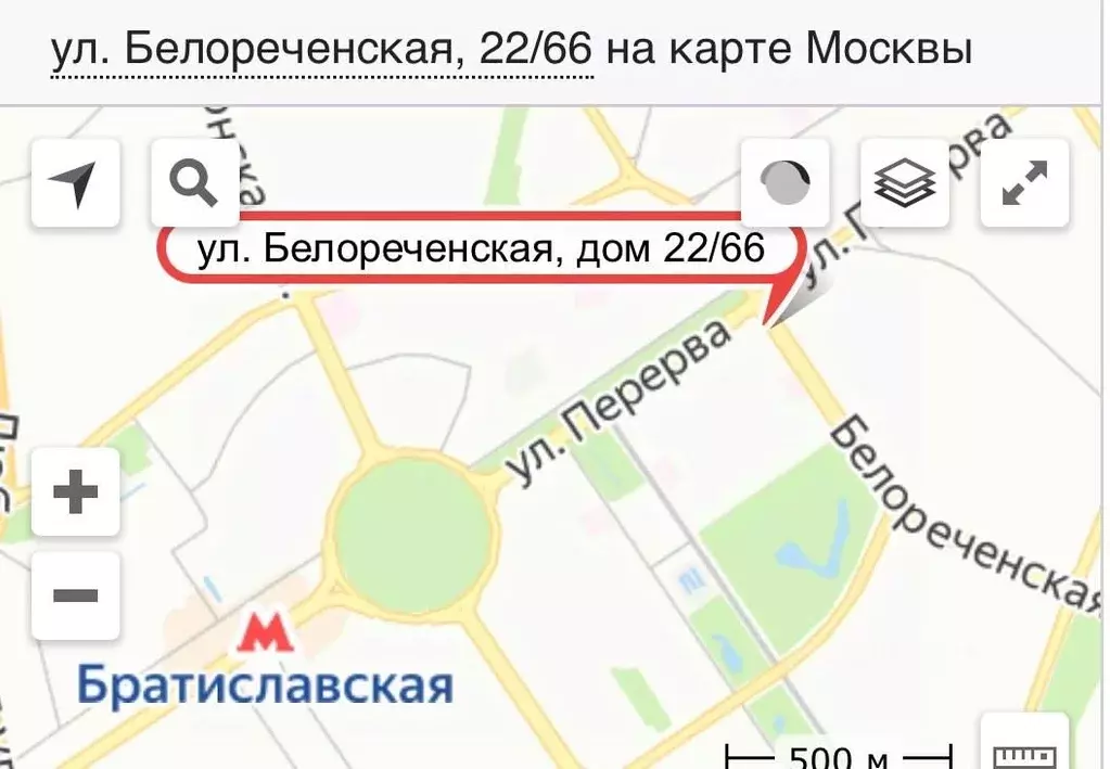 1-к кв. Москва Белореченская ул., 22/66 (38.7 м) - Фото 1