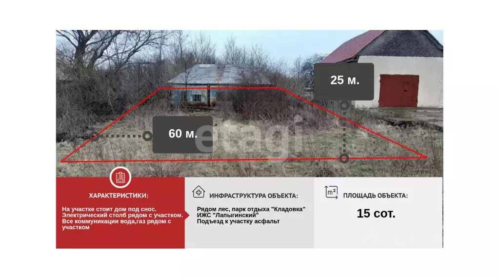 Участок в Белгородская область, Старооскольский городской округ, с. ... - Фото 1