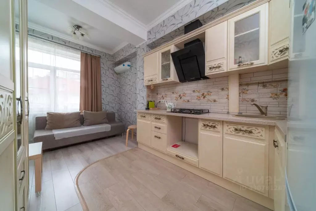 Студия Краснодарский край, Сочи Донская мкр, пер. Чехова, 8 (18.0 м) - Фото 1