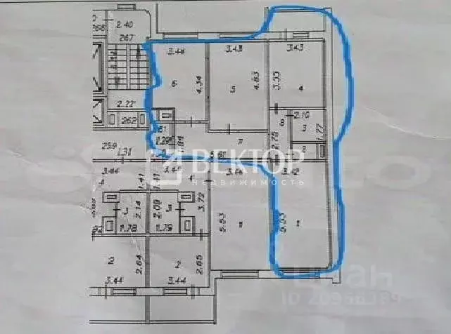 3-к кв. Ивановская область, Иваново Рождественский мкр, 4 (79.0 м) - Фото 1