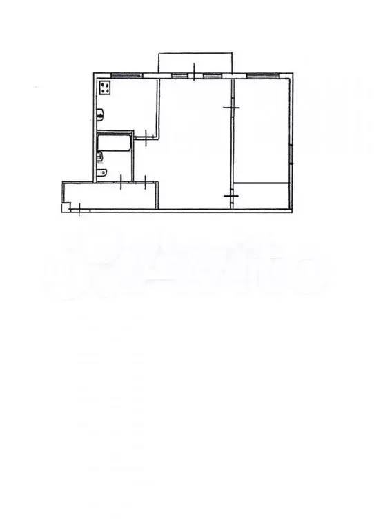 2-к. квартира, 42 м, 5/5 эт. - Фото 0