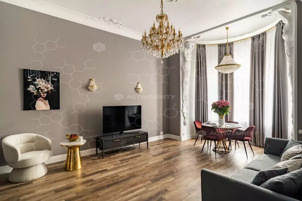 3-к кв. Санкт-Петербург Большая Конюшенная ул., 3 (100.0 м) - Фото 1