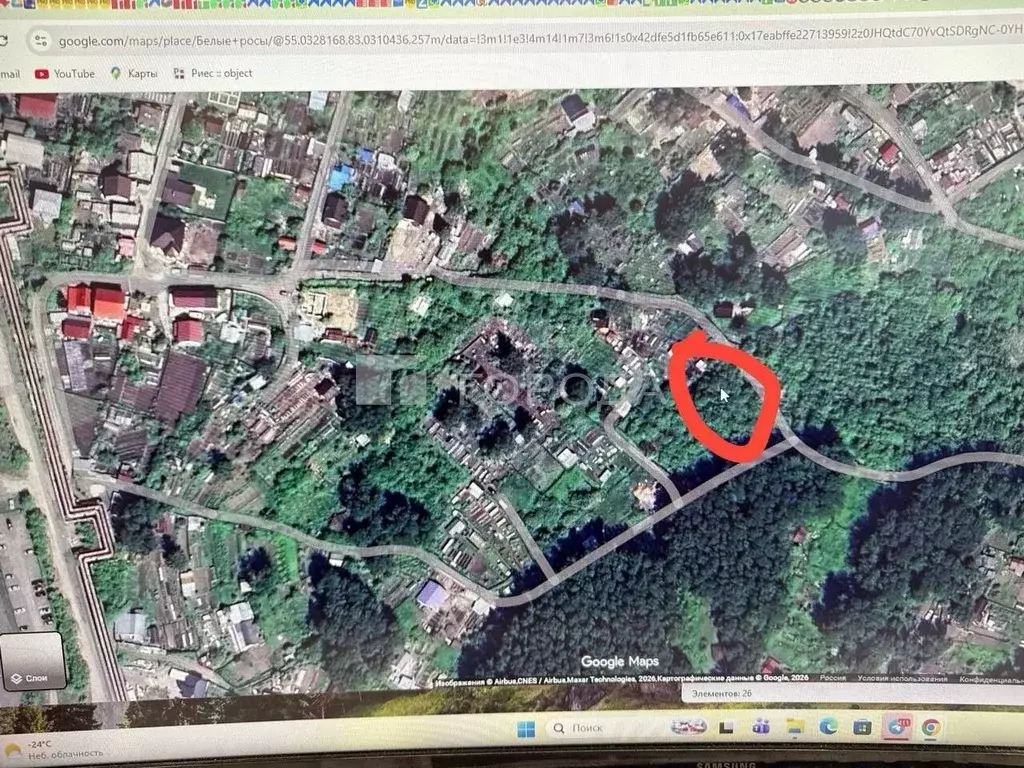 Участок в Новосибирская область, Новосибирск Сибиряк садовое ... - Фото 1