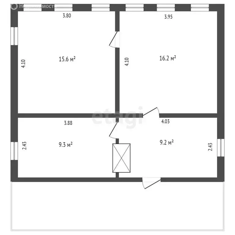 Дом в Исетское, улица Герцена (84 м) - Фото 2