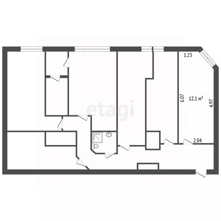 Офис в Санкт-Петербург 7-я Советская ул., 21 (12 м) - Фото 1