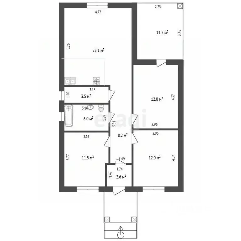 Дом в Ростовская область, Аксайский район, Щепкинское с/пос, пос. ... - Фото 2