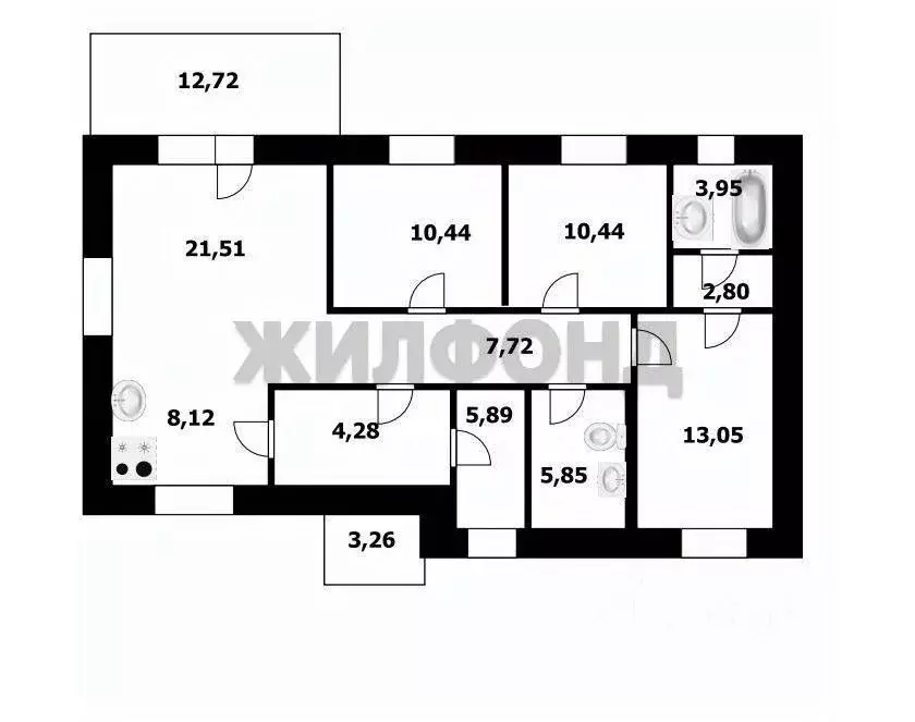 Дом в Новосибирская область, Мошковский район, пос. Октябрьский ул. ... - Фото 1