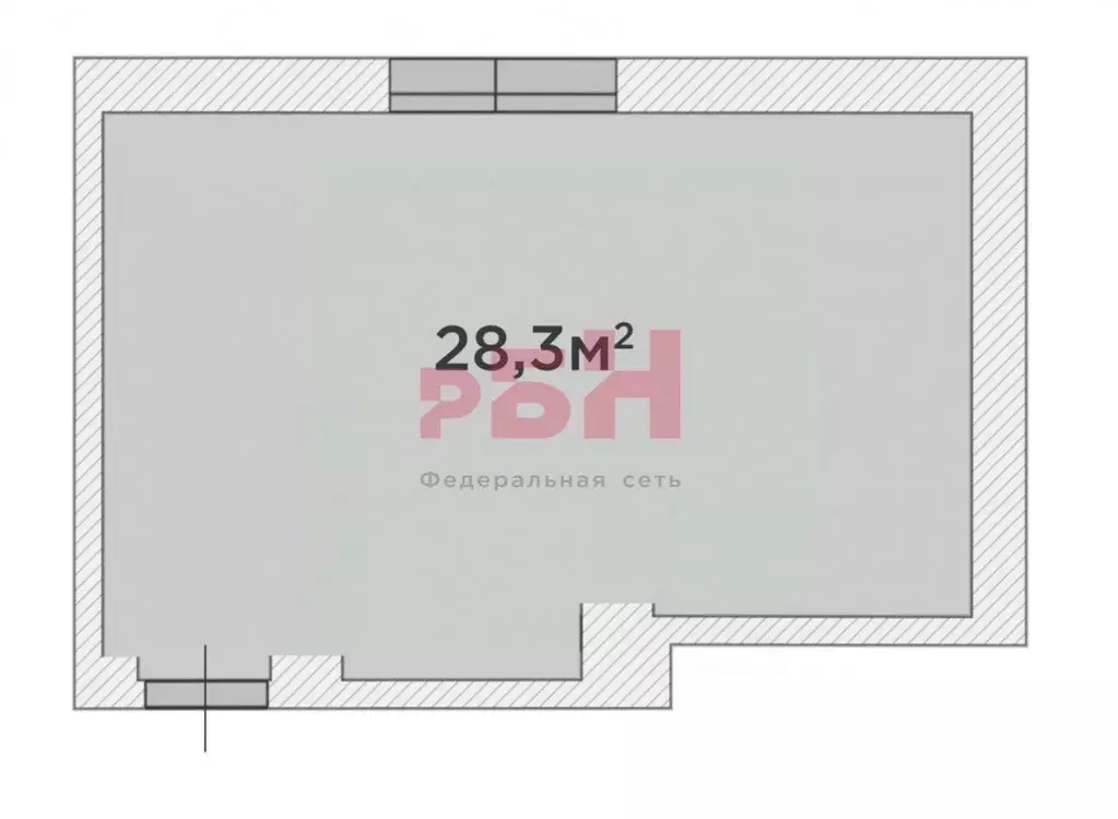 Офис в Тюменская область, Тюмень ул. Челюскинцев, 29/1 (28 м) - Фото 1