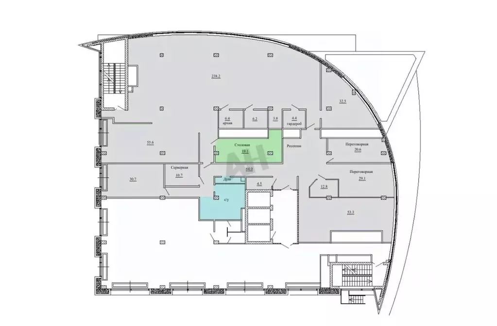 Помещение свободного назначения в Москва Снежная ул., 26 (618 м) - Фото 2