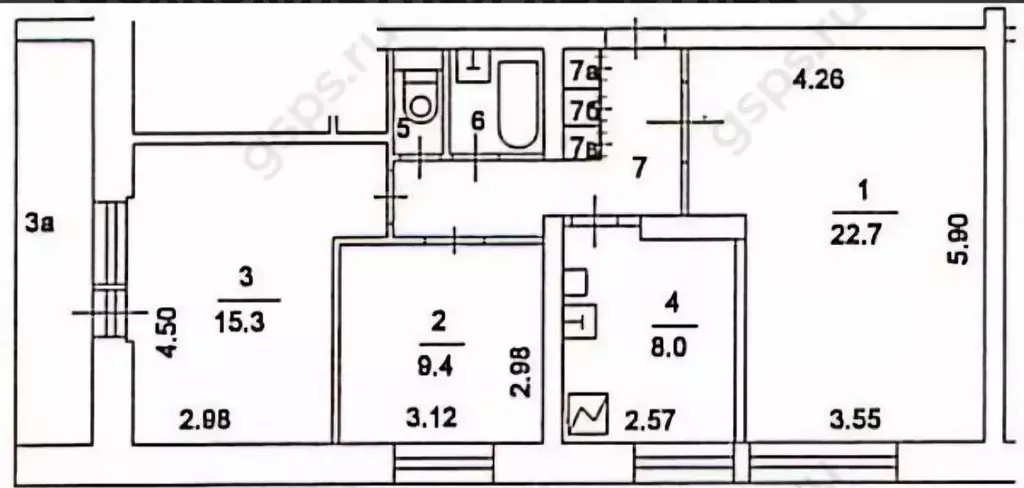 Продается 3-комнатная квартира - Фото 1