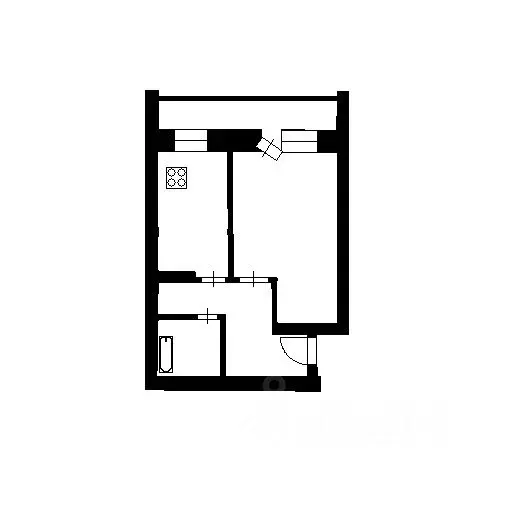 1-к кв. Татарстан, Казань просп. Ямашева, 69 (44.9 м) - Фото 2