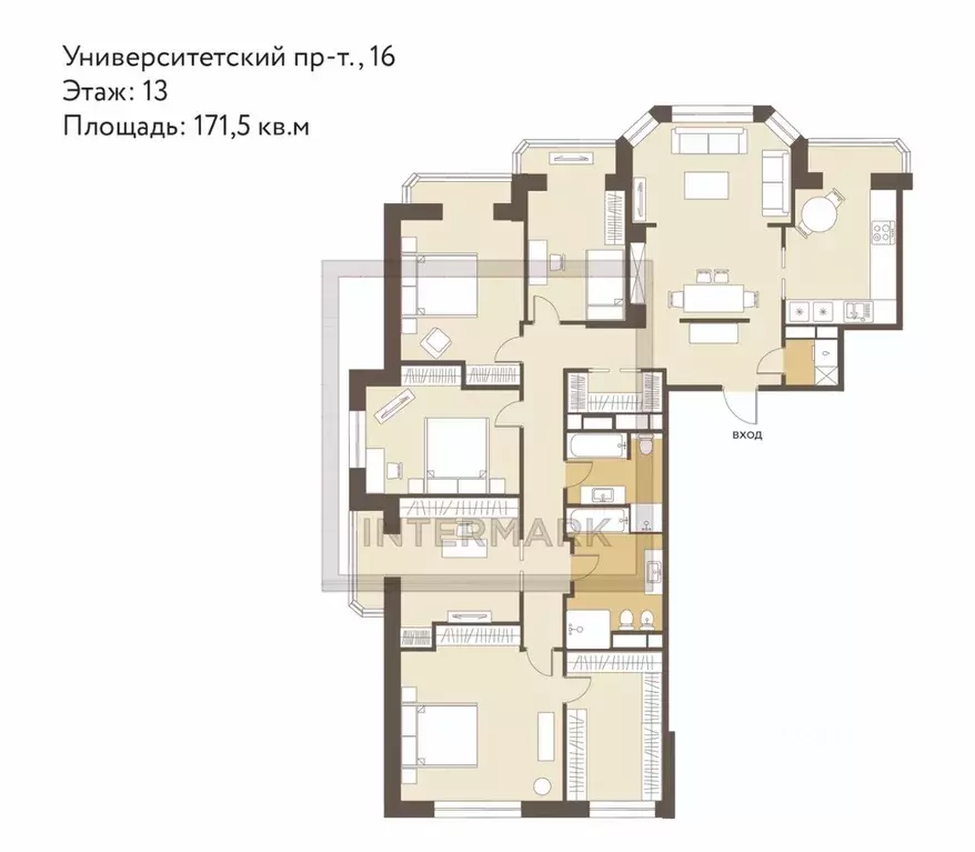 6-к кв. Москва Университетский просп., 16 (171.5 м) - Фото 2