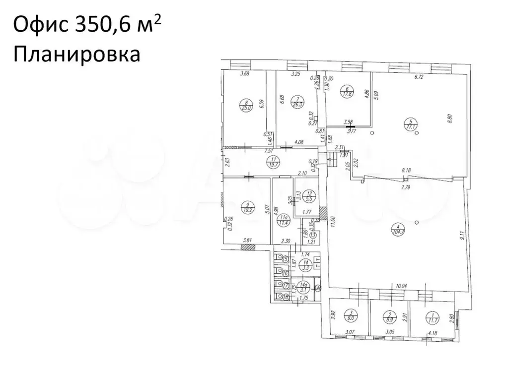 Продажа офисного помещения 350 м2 - Фото 0