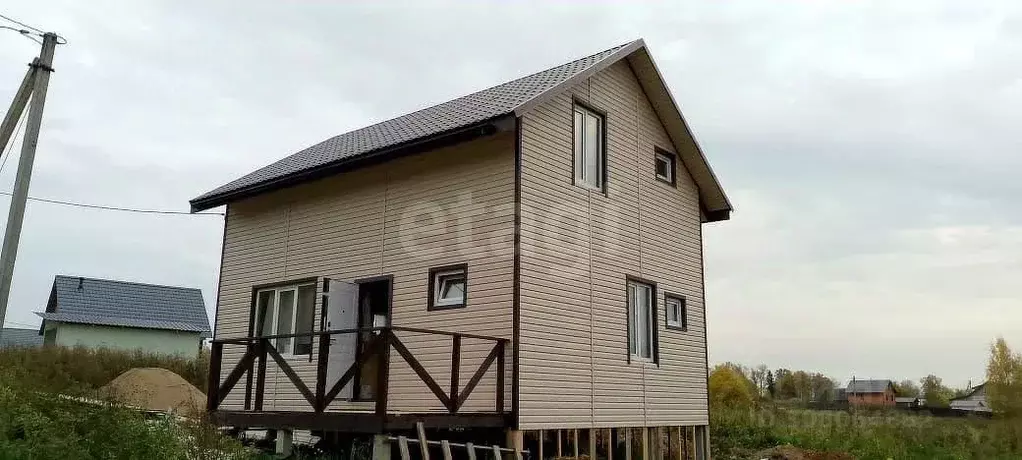 Дом в Вологодская область, д. Дудинское 56 (110 м) - Фото 0