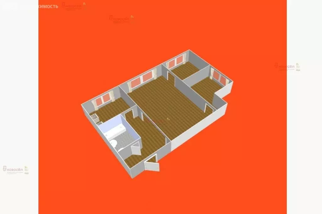 2-комнатная квартира: Екатеринбург, улица 40-летия Комсомола, 3А (41 ... - Фото 1