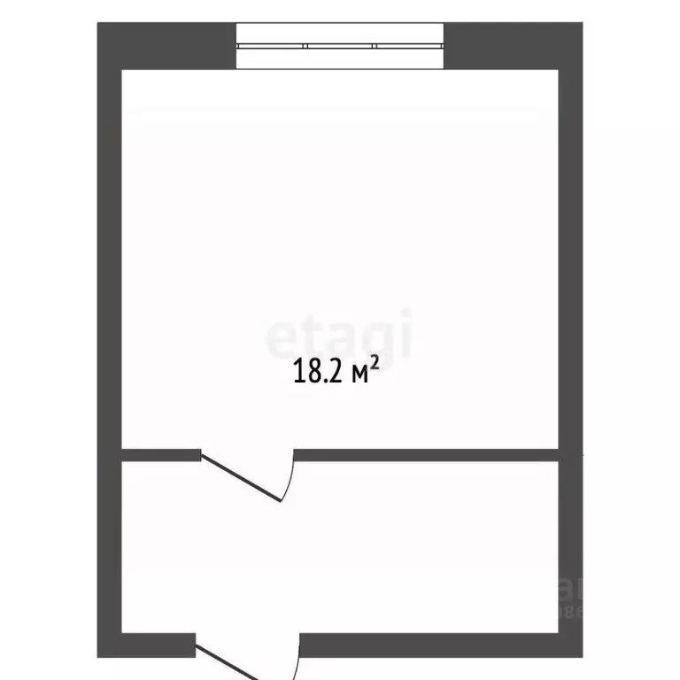 1-к кв. Томская область, Томск Транспортная ул., 4 (18.2 м) - Фото 2