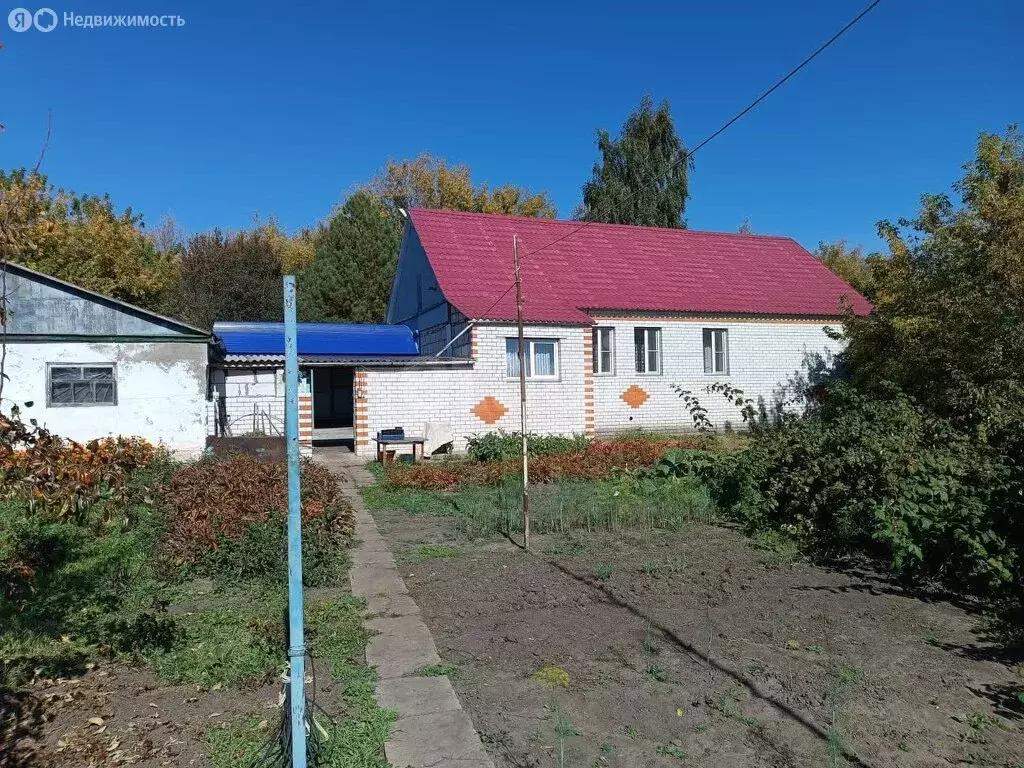 Дом в Тамбовская область, Мичуринский муниципальный округ, село Стаево ... - Фото 0