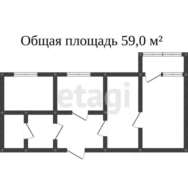 3-к кв. Саратовская область, Саратов Соколовогорская ул., 1 (57.0 м) - Фото 1