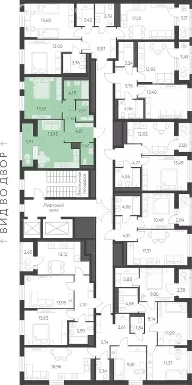1-комнатная квартира: Екатеринбург, улица Академика Парина, 25 (45.72 ... - Фото 1