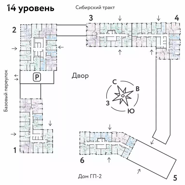 2-комнатная квартира: Екатеринбург, микрорайон Сибирский, жилой ... - Фото 2