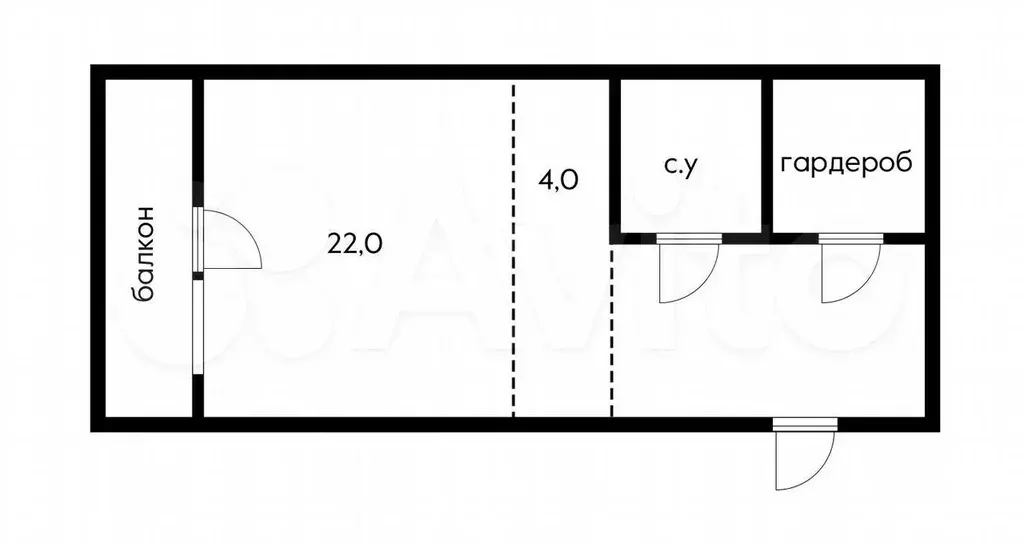 Квартира-студия, 34 м, 3/8 эт. - Фото 0