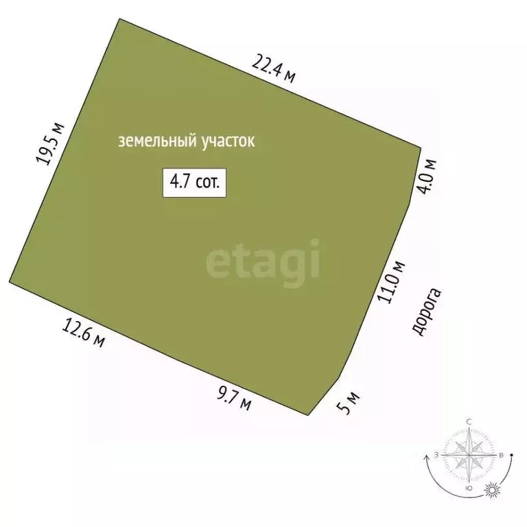 Участок в Тюменская область, Тюмень Домостроитель СНТ, ул. Гвоздика, ... - Фото 1