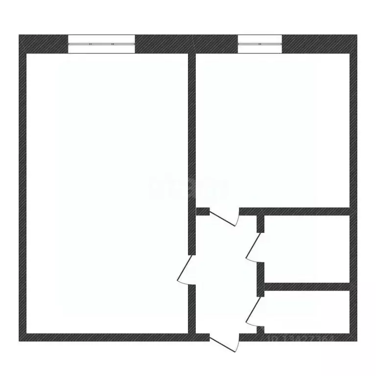 1-к кв. Курганская область, Курган Заозерный жилрайон, 3-й мкр, 23 ... - Фото 1