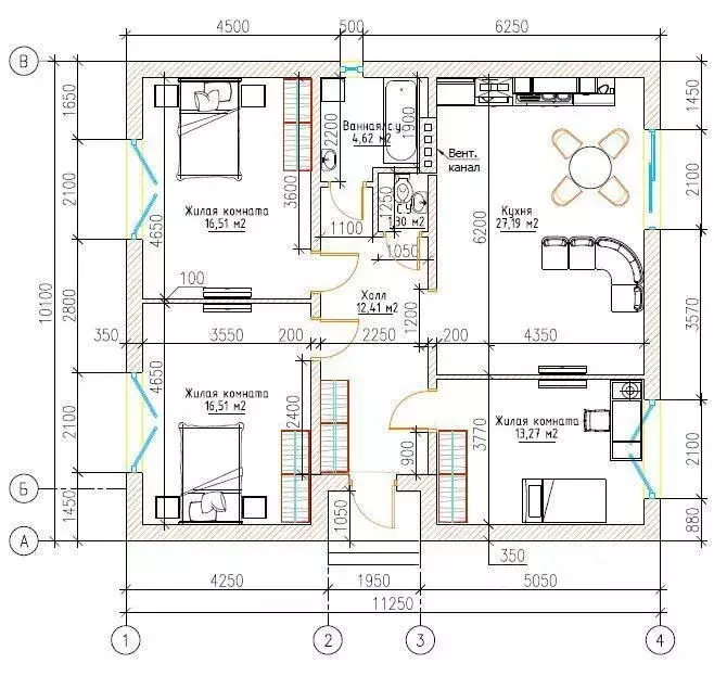 Дом в Адыгея, Тахтамукайский район, Афипсип аул  (100 м) - Фото 2