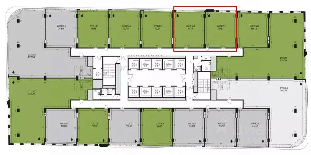 Офис в Москва ул. Серегина, 5к1 (141 м) - Фото 2