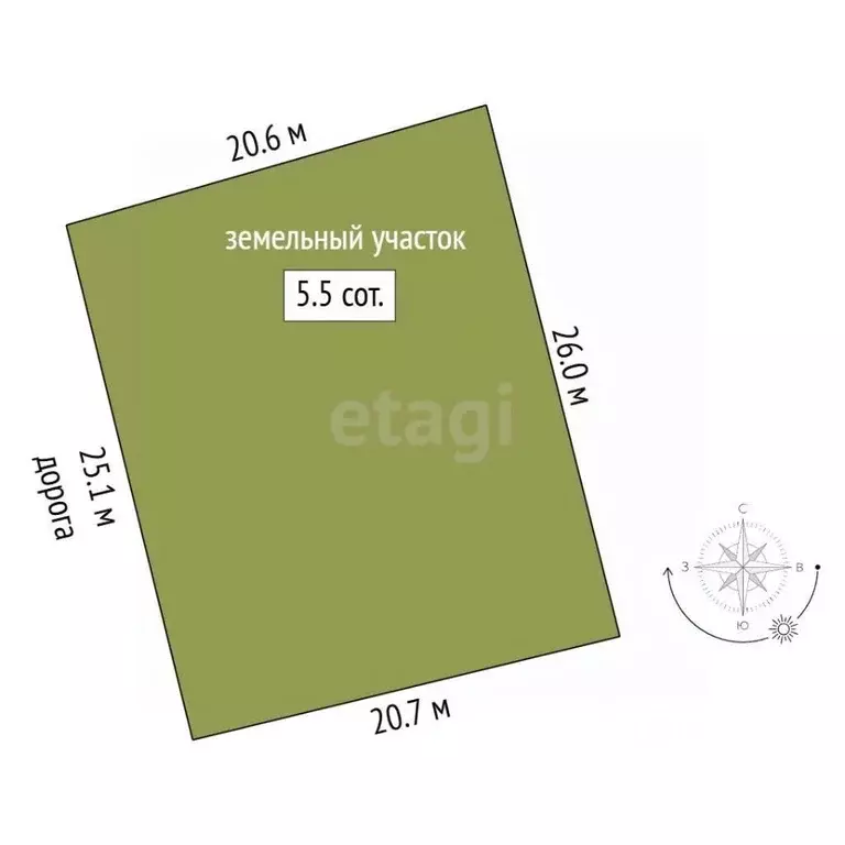 Участок в Ханты-Мансийский АО, Сургут просп. Мира (5.5 сот.) - Фото 2