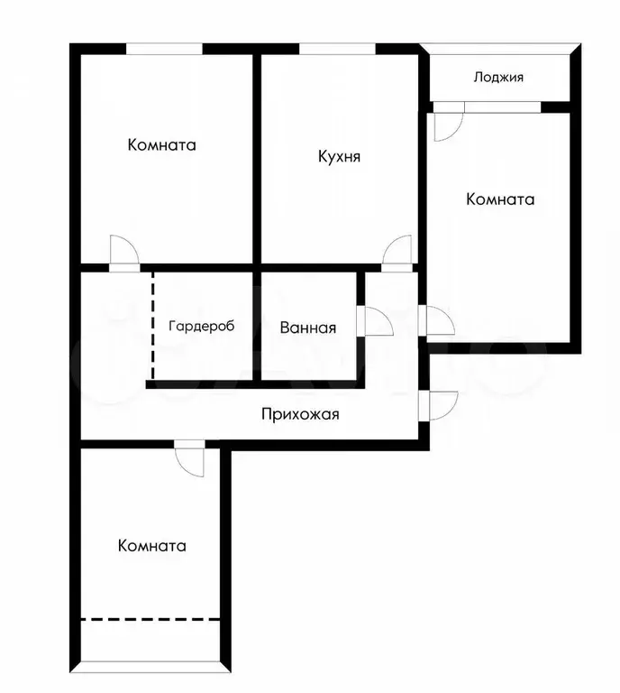 3-к. квартира, 85 м, 6/9 эт. - Фото 0