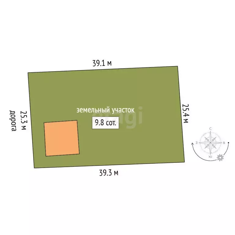 Дом в муниципальный округ Омский район, деревня Зелёное Поле, Речная ... - Фото 1