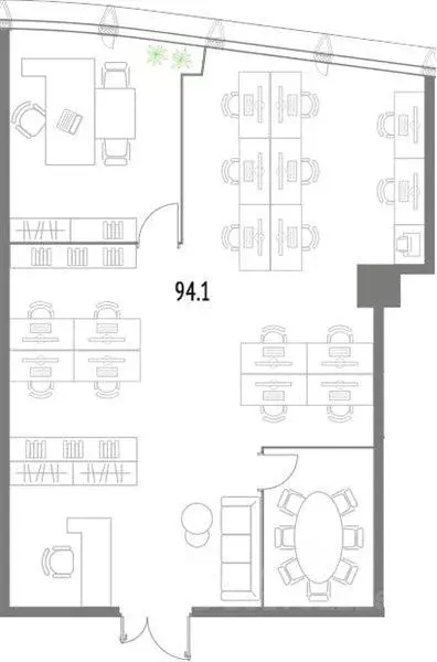 Помещение свободного назначения в Москва 48-й кв-л,  (94 м) - Фото 1