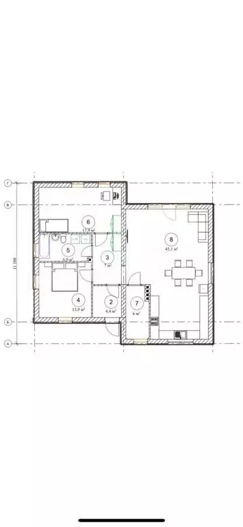 Дом в Старое Мартьяново, Ясеневая улица (105.2 м) - Фото 0