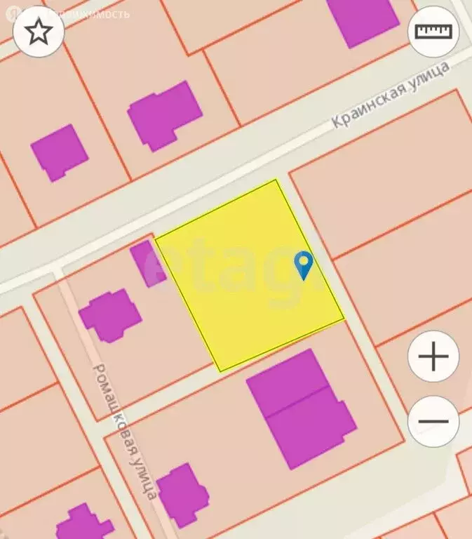 Участок в Тула, Ромашковая улица (6 м) - Фото 1