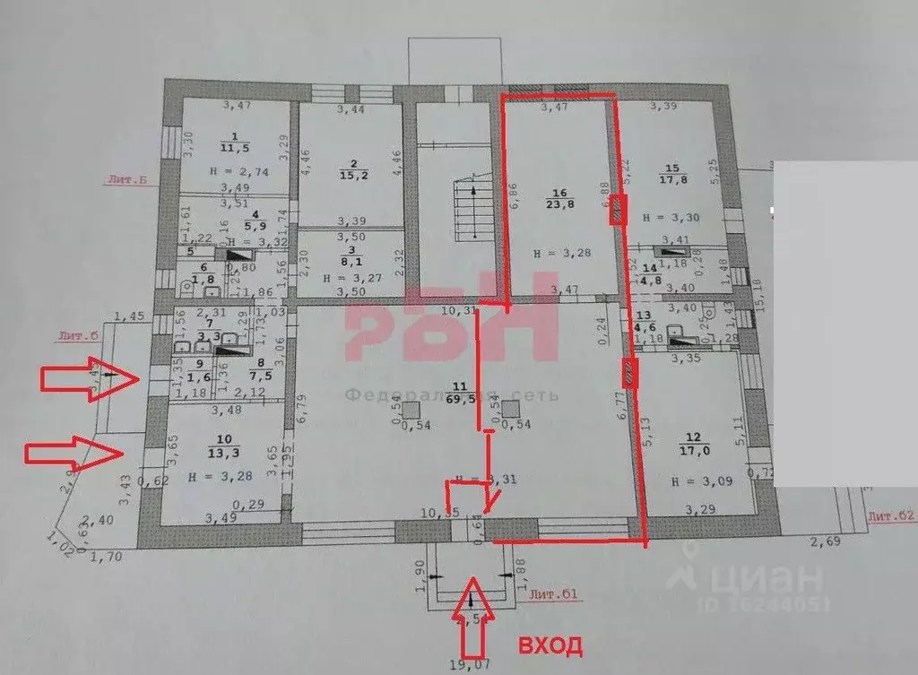 Торговая площадь в Свердловская область, Екатеринбург просп. ... - Фото 2